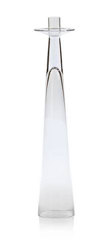 Amin Glass Candleholder- Medium