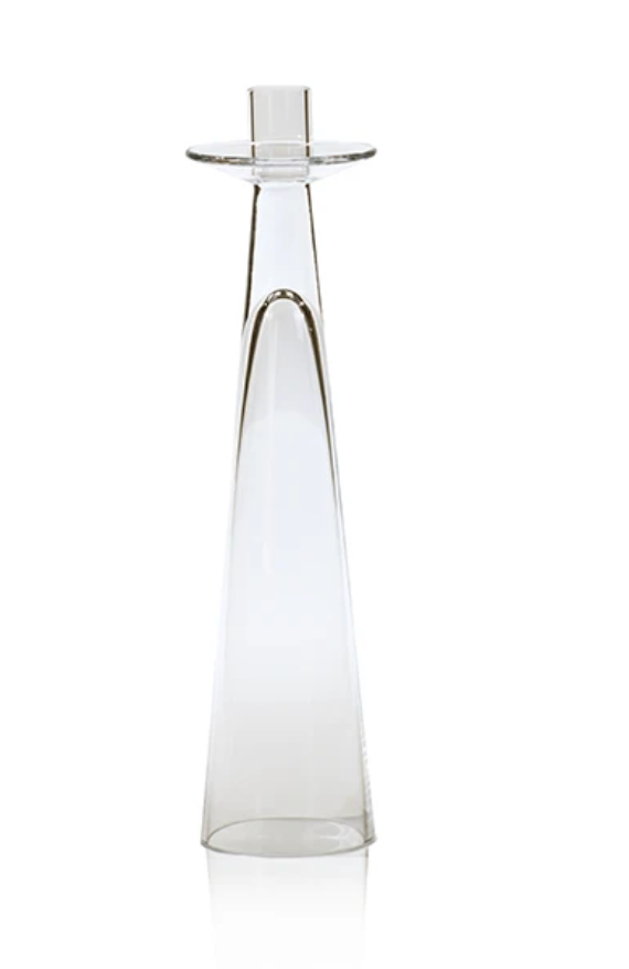 Amin Glass Candleholder- Small