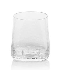 Kallos Hammered Rock Glass