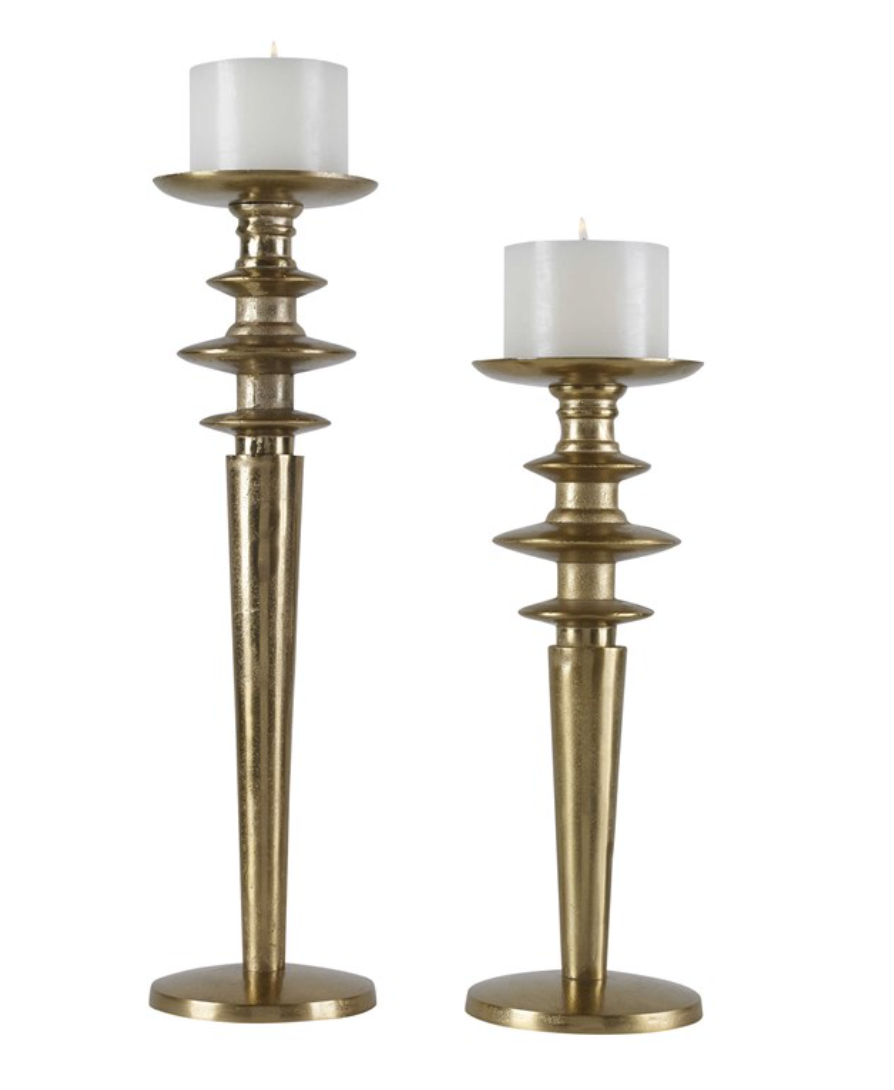 Highclere Candle Holders S/2