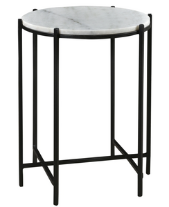 Bengal Manor Iron Marble Accent Table