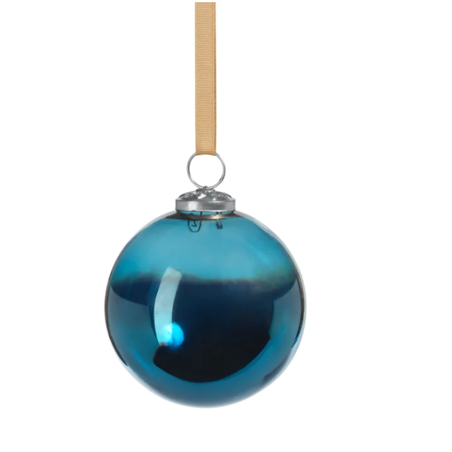 Ombre Luster Ornament - Blue - Medium