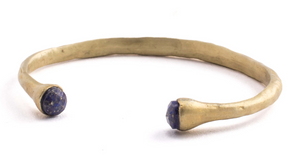 Harper Bracelet Lapis Lazuli (Brass)