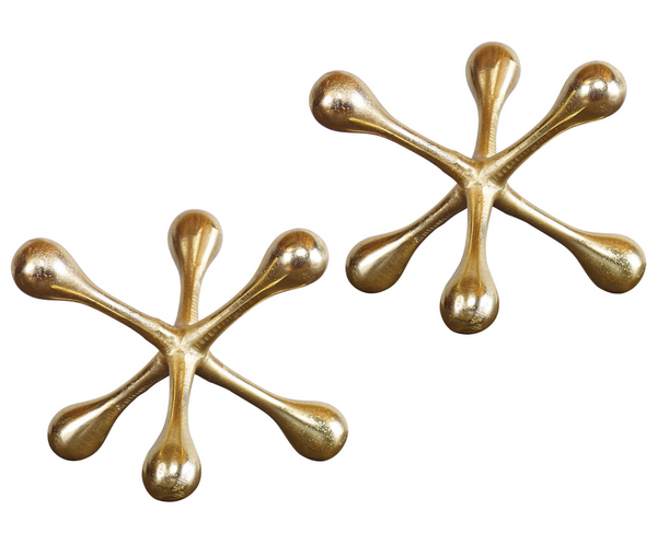 Harlan Brass Sculpture S/2