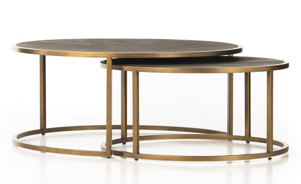 Shagreen Nesting Coffee Table