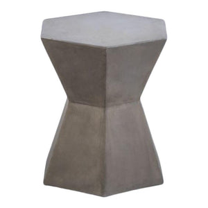 Concrete Hex Stool - Ruby and Company